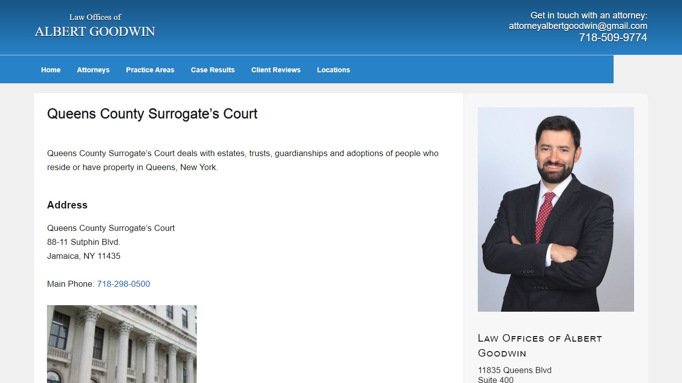 Queens County Surrogate’s Court - Law Offices of Albert Goodwin